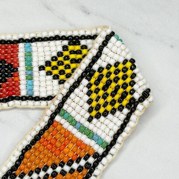 Womens Colorful Beaded Tie Belt - Festival Boho Style ✨ - Picture 4 of 10